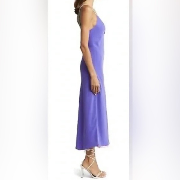 LE SUPERBE Bessette reversible purple or pink midi slip dress NWT - Picture 16 of 16